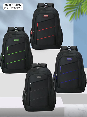 Рюкзак Candy Bags 9097 black-green - делук