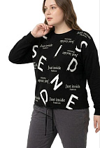 Свитер Fsn 6507 black - делук