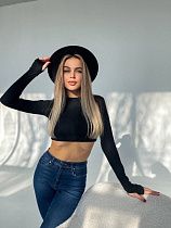 Топ Arina 5061 black - делук