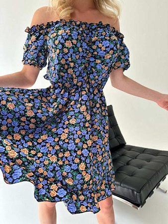 Платье Arina 6214 l.blue - делук