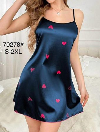 Ночнушка Romeo Life 70278 navy - делук