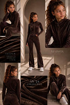 Костюм Спорт Karolina KR791 brown - делук