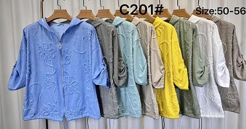 Рубашка Kaffir Lily C201 l.blue - делук