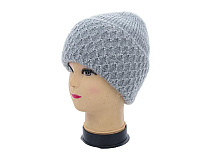 Шапка Angelica ABC001-3 на флісі grey Шапка Angelica ABC001-3 на флісі grey - делук