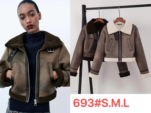 Куртка Liopt 693 brown-black - делук