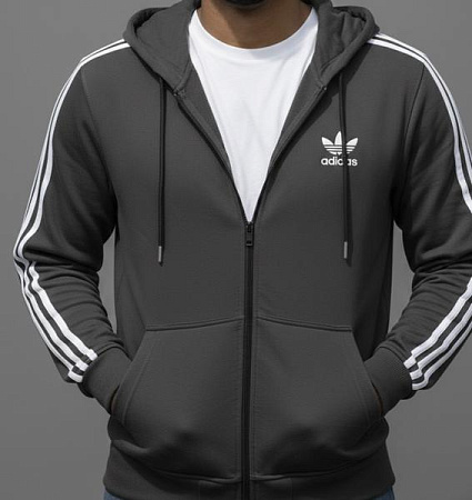 Кофта Спорт Zalov ZW1304 grey - делук