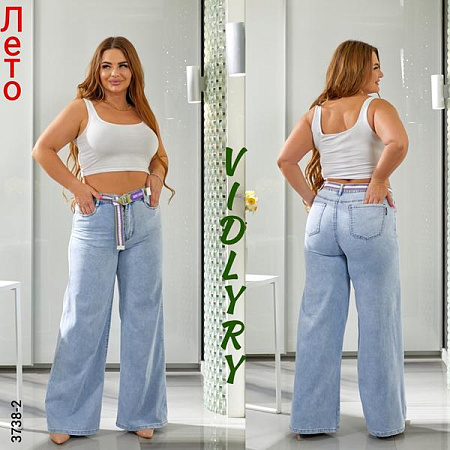 Джинсы Vidlyry 3738-2 l.blue - делук