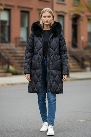 Куртка Dknsel 76725 black - делук