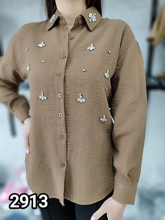 Рубашка Mmc Clothes 2913 brown - делук