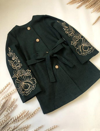Пальто Moda School M200 green - делук
