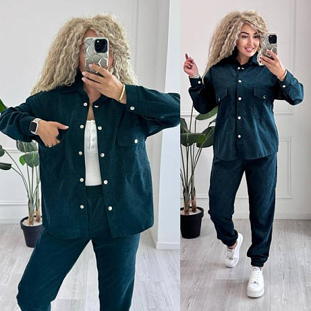 Костюм Спорт Alisa Brand 127 d.green - делук