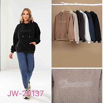 Худи Jjf 20137 white - делук