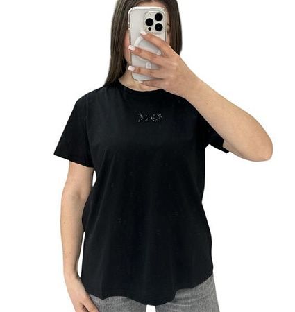 Футболка Elena&Vika 25075 black - делук