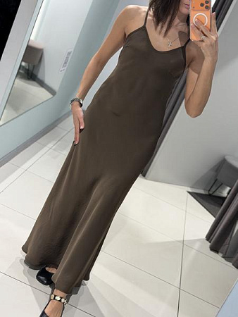 Платье Comod H2391 brown - делук