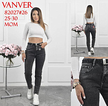 Джинсы Vanver 82027 d.grey - делук