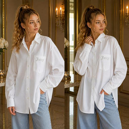 Рубашка Karolina KR787 white - делук
