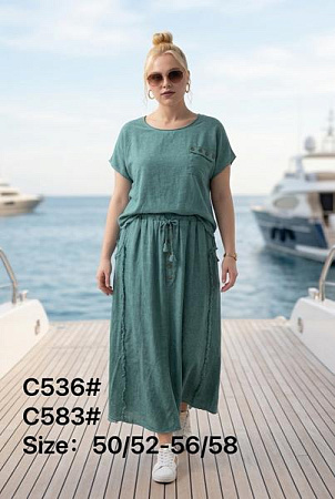 Костюм Kaffir Lily C536-583 green - делук