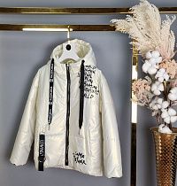 Куртка No Brand 7201 white - делук