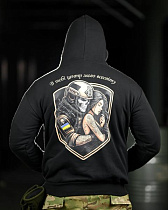 Худи Madoka 1338 black - делук