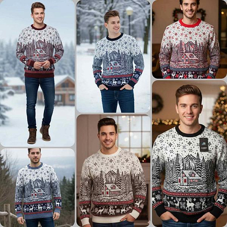 Свитер Moranny MR348 wine - делук