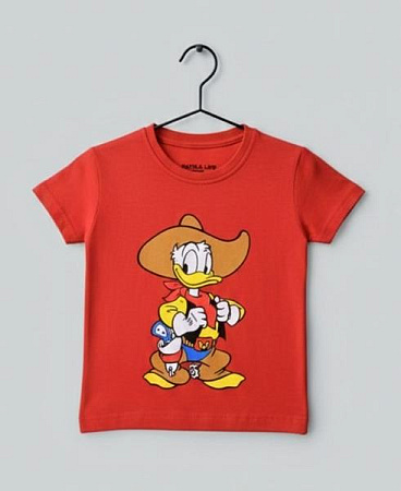 Футболка Dino DN283 orange - делук