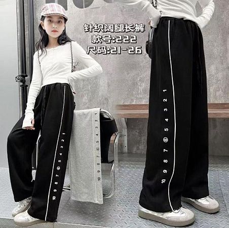 Штаны Спорт Chicwear 222 black - делук