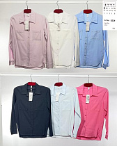 Рубашка Base A002 l.pink - делук