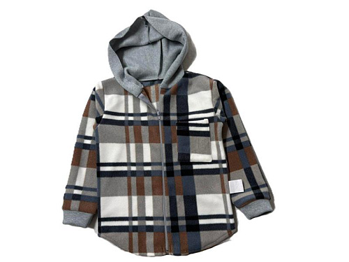 Рубашка Kir15 97 grey-brown - делук