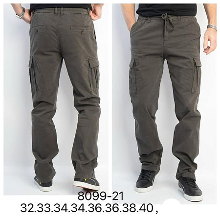 Штаны Lili 8099-21 grey - делук