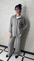 Костюм Valentina 034-1 grey - делук