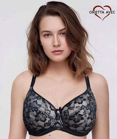 Бюстгальтер Annet DF8310 black E - делук