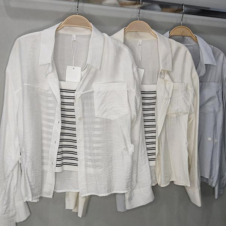 Рубашка Style Nadezhda 9606-2 white - делук