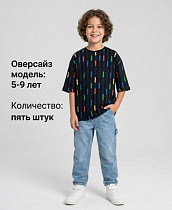 Футболка Mmz M1576 black - делук