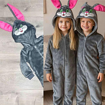 Кигуруми Baykush B681 grey - делук