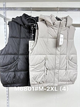 Жилетка Jacket M6801 black - делук