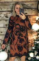 Платье Levisha 26280 brown - делук