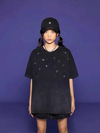 Футболка Karon 6134 black - делук