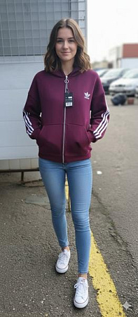 Кофта Спорт Newe NW817 wine - делук