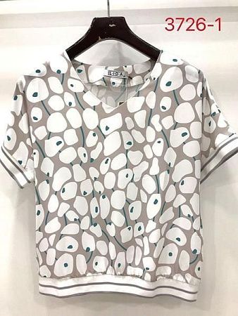 Футболка Lida 3726-1 grey - делук