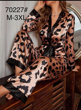 Пижама Estima 70227 brown - делук