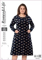 Халат Cotpark 3154 black - делук