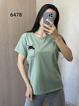 Футболка Fsn 6478 mint - делук