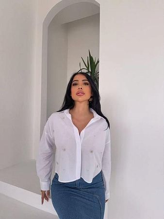 Рубашка New Season 8357 white - делук