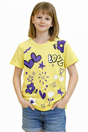 Футболка Sevim SV1316 yellow - делук