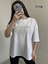 Футболка Fsn 7118 white - делук