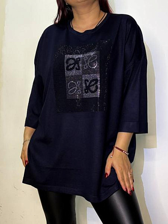 Туника Kosta 7725-48 navy - делук