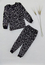 Пижама Meloria ML3158 black - делук