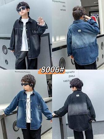 Рубашка Фунтик 8006 black - делук