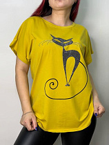 Футболка Kosta 9022 yellow - делук