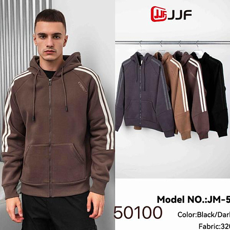 Кофта Спорт Jjf 50100 d.grey - делук